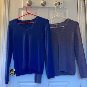 Two Cashmere Sweaters